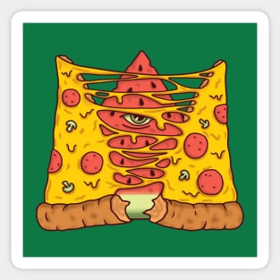 Pizza reincarnation Sticker